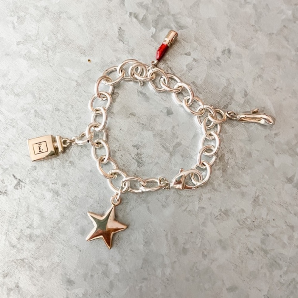 Silver Color Charm Bracelet
